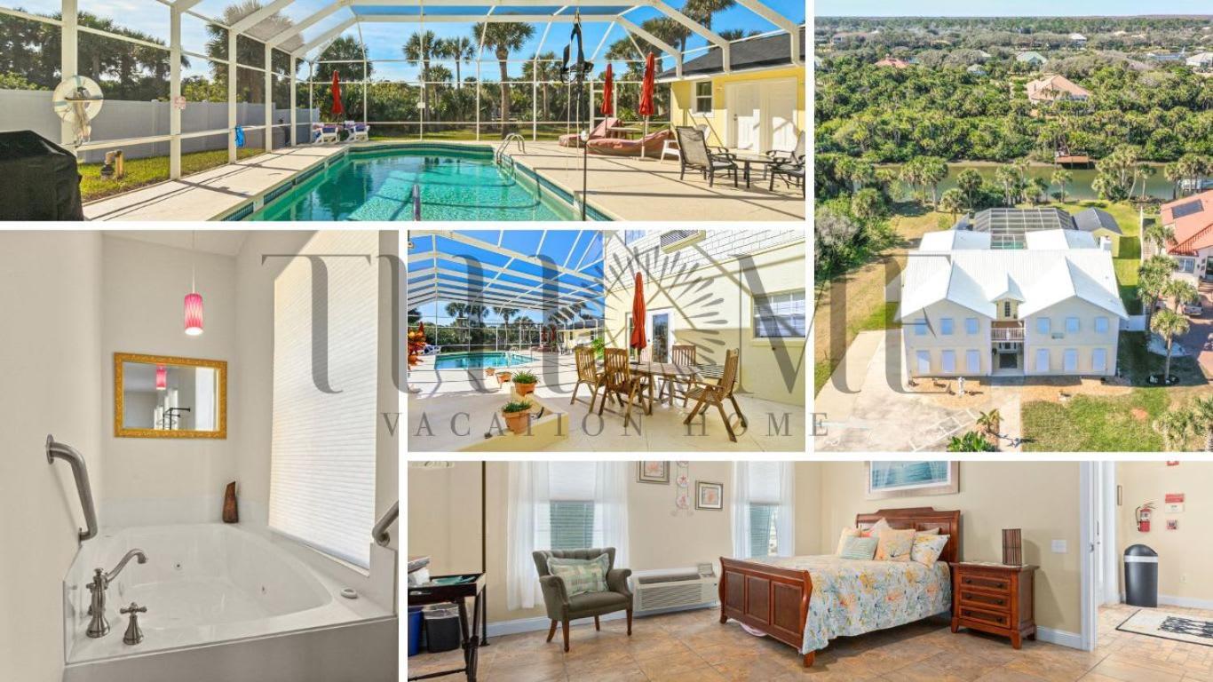 Flagler Beach Bed And Breakfast Pool Jaccuzzi Suite Exterior foto
