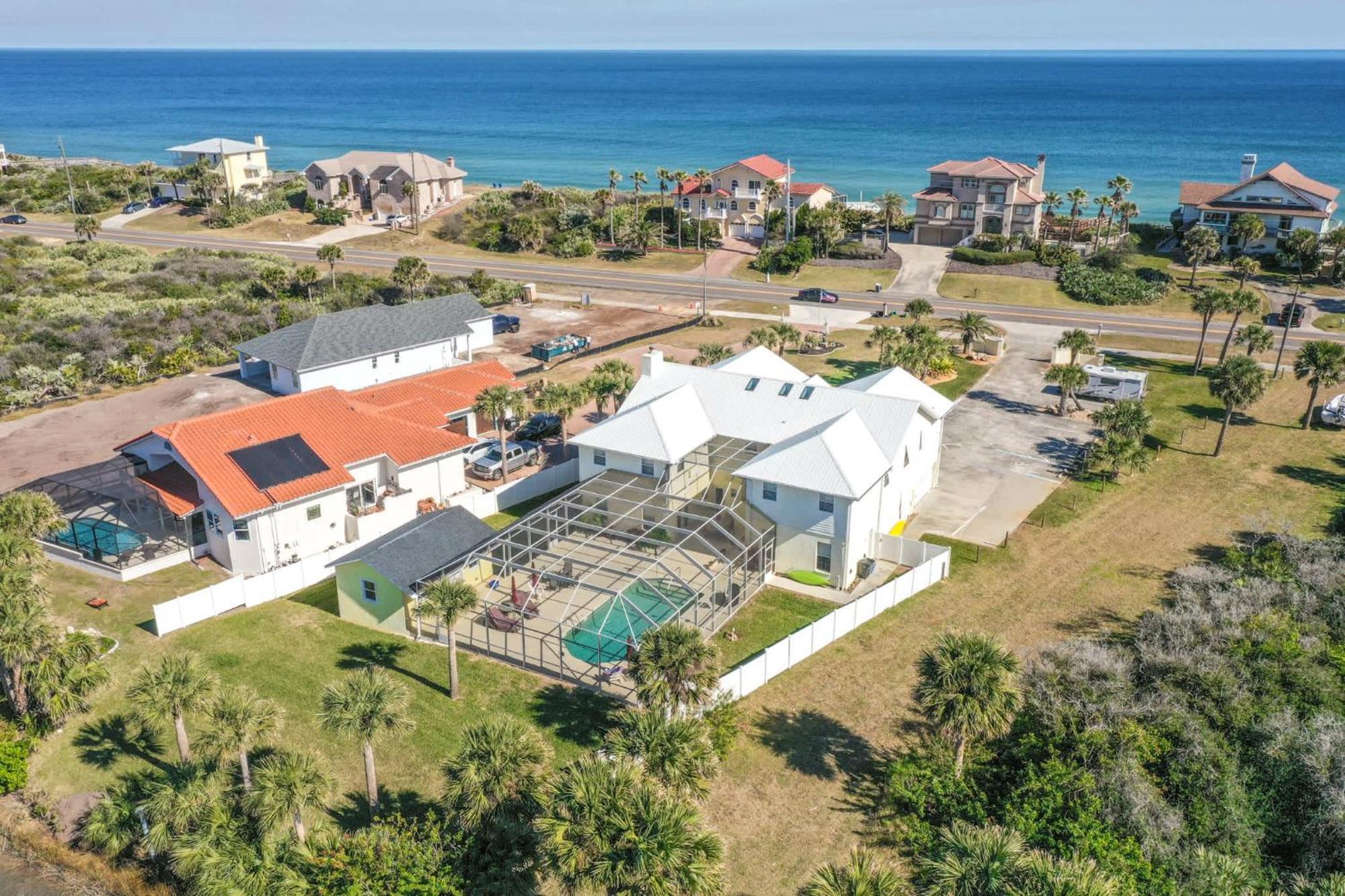 Flagler Beach Bed And Breakfast Pool Jaccuzzi Suite Exterior foto